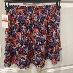 floral skirt